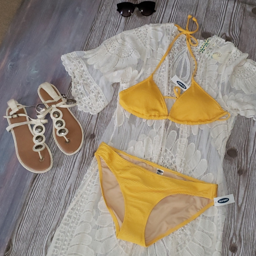 NWT Marigold Old Navy Bikini Set